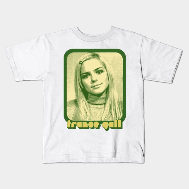 France Gall / Original Retro Style Design Kids T-Shirt by DankFutura